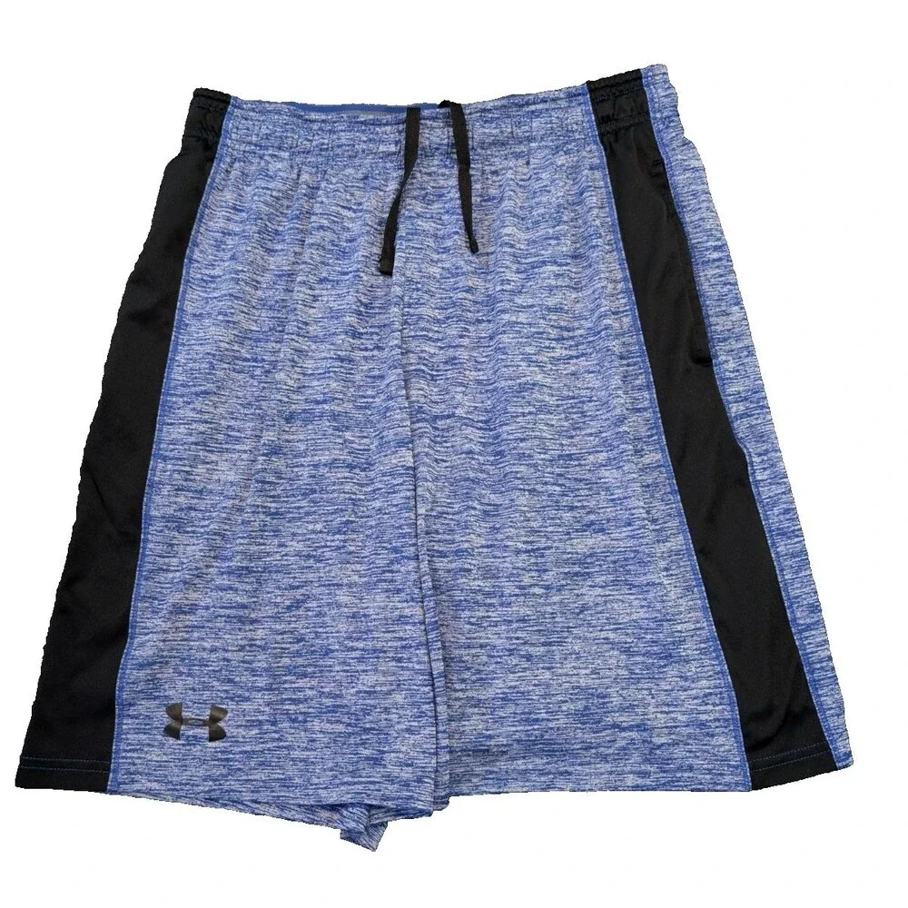 Under Armour Shorts Men’s Size S Blue Pockets Gym Workout Basketball